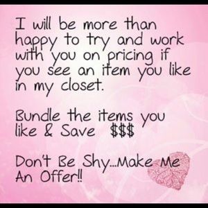 💕🛍 Make me an offer I can’t refuse 💕🛍